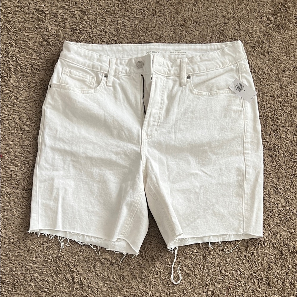 NWT Old Navy White Jean Shorts for Women